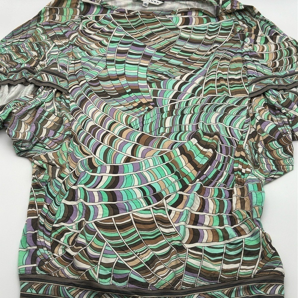 Trina Turk Dolman Sleeve Top Tunic Blouse Womens Size‎ Small Boho Hippie